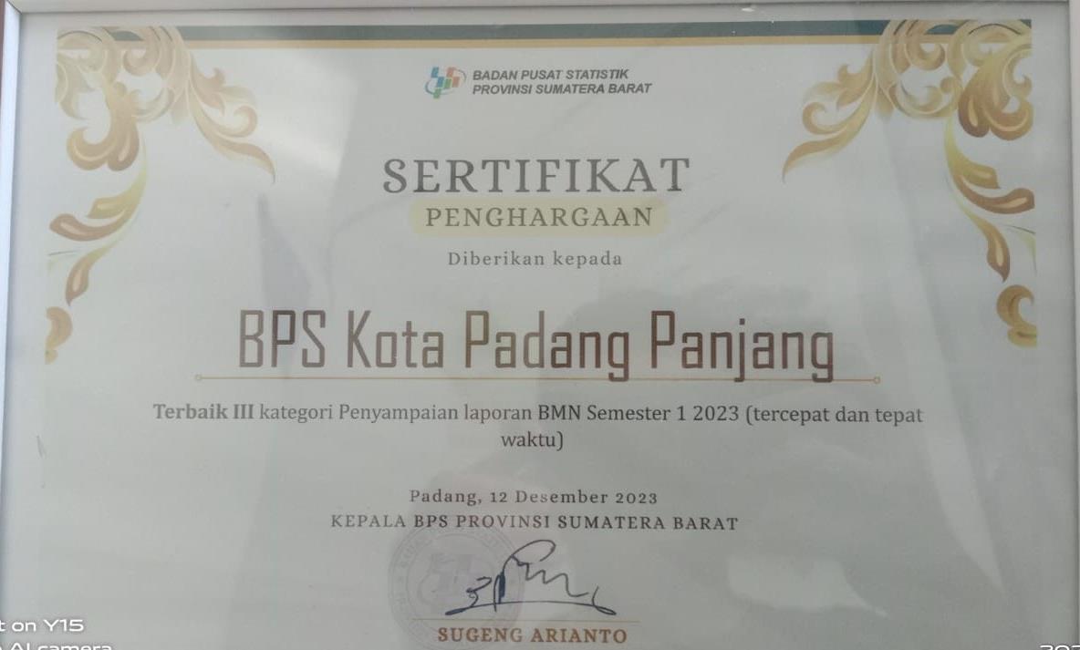 05. Terbaik III Kategori Penyampaian Laporan BMN Semester I 2023.jpg