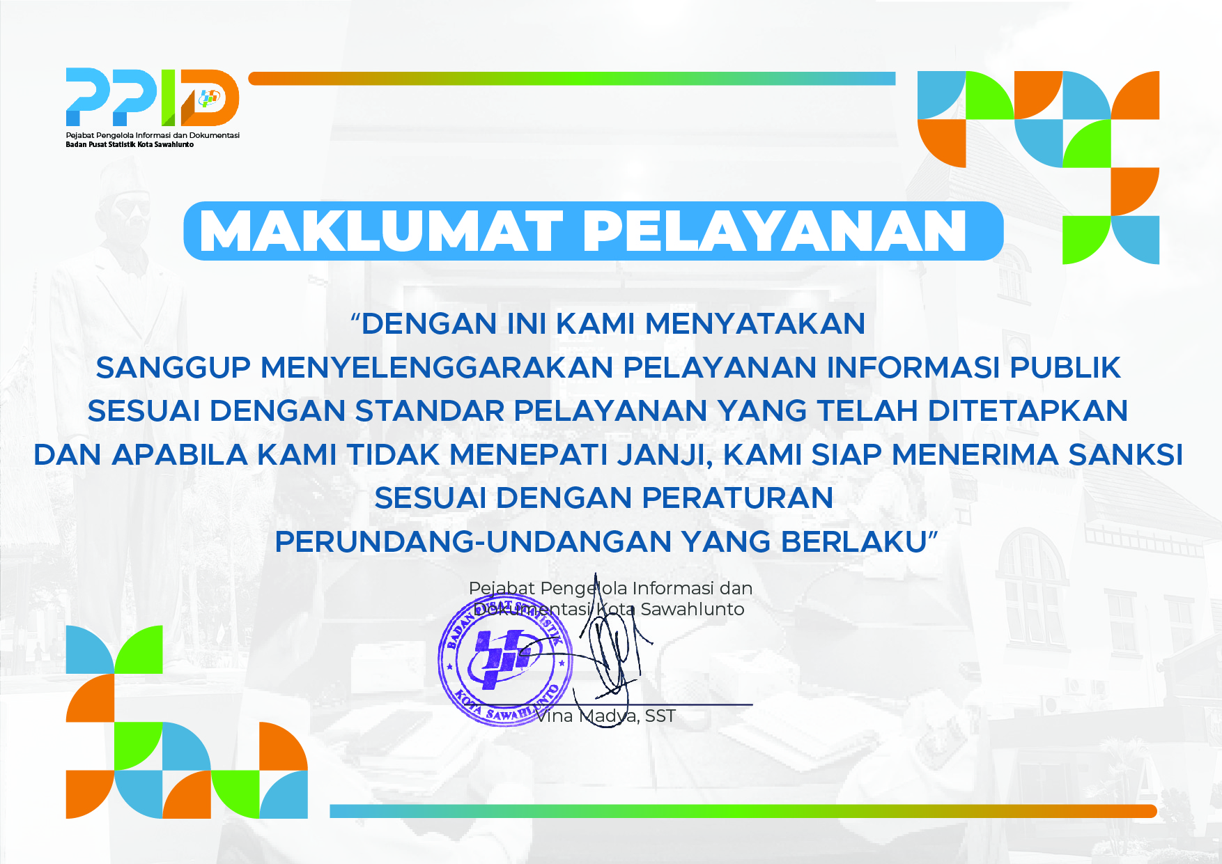 Maklumat Pelayanan