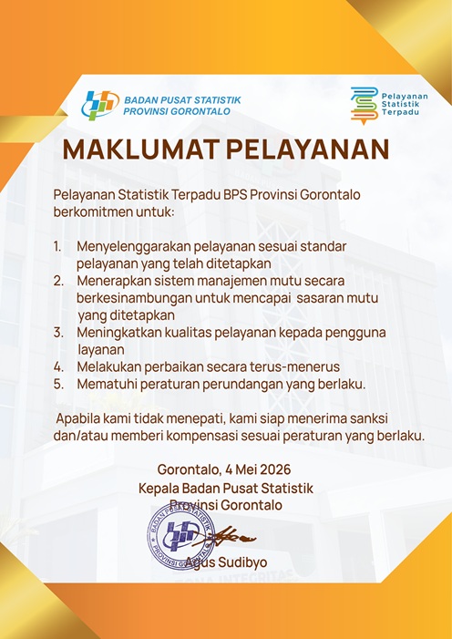Kebijakan Mutu BPS Provinsi Gorontalo Kebijakan Mutu