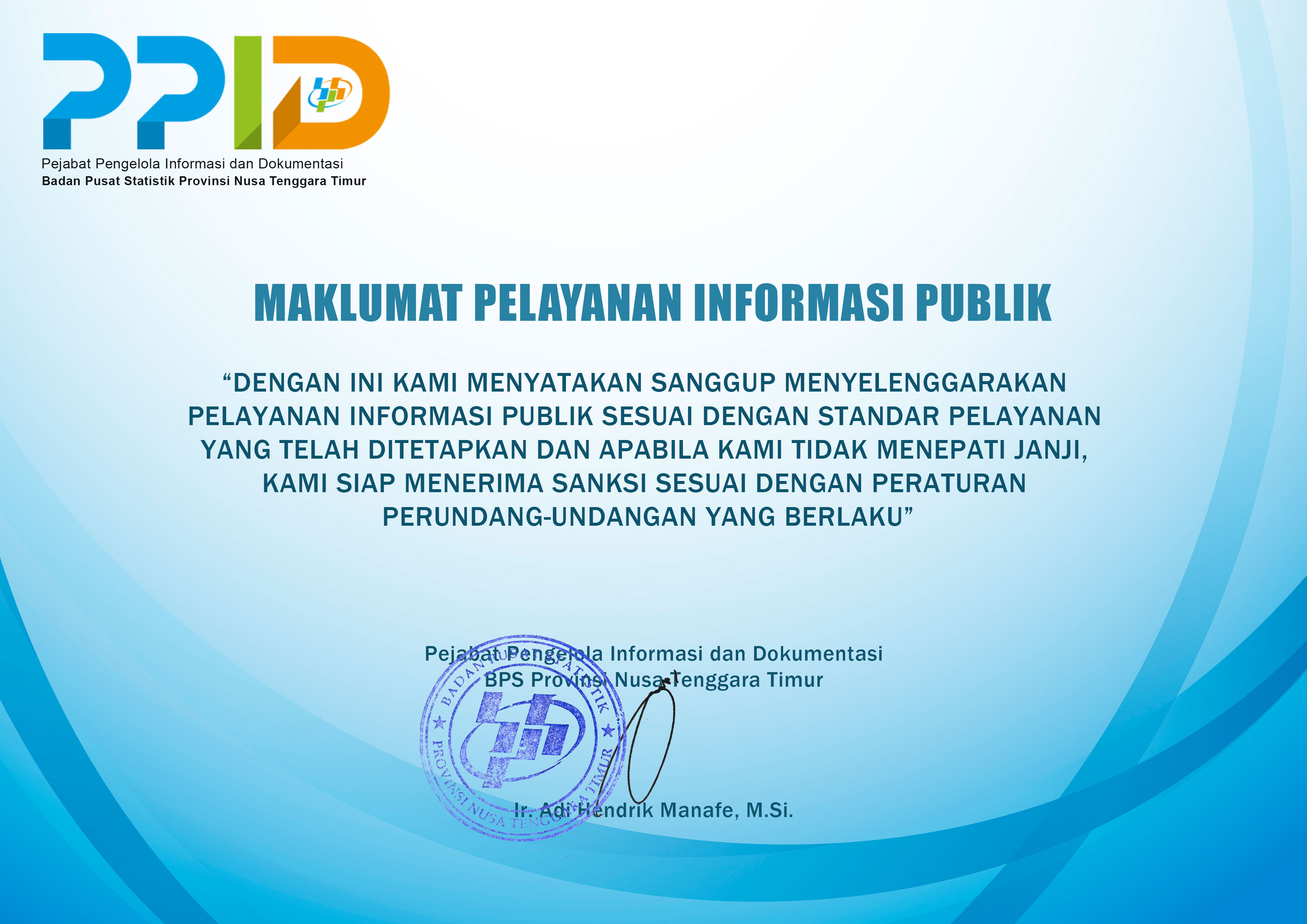 Standar Layanan Informasi Publik - Portal PPID BPS RI