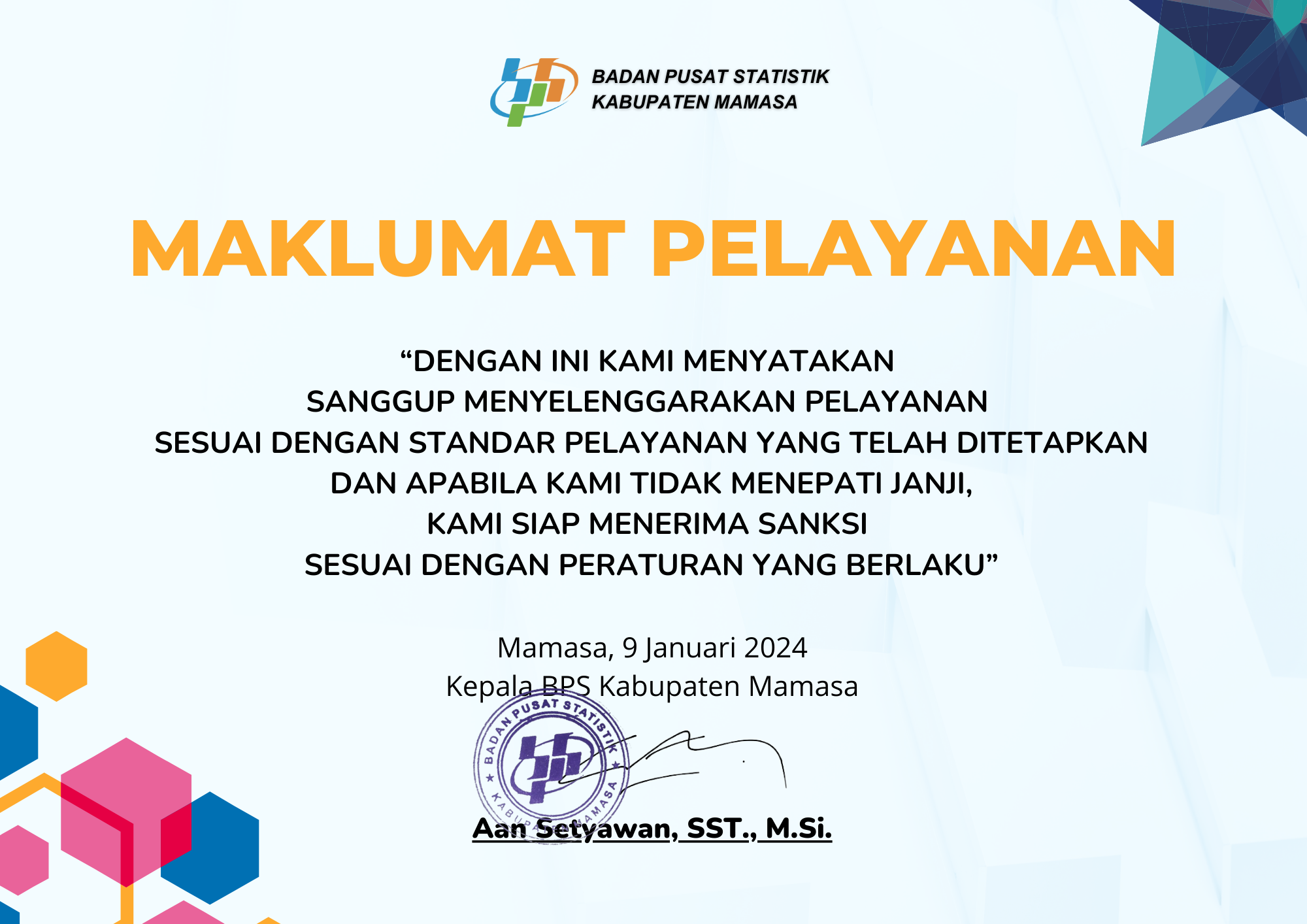 maklumat pelayanan