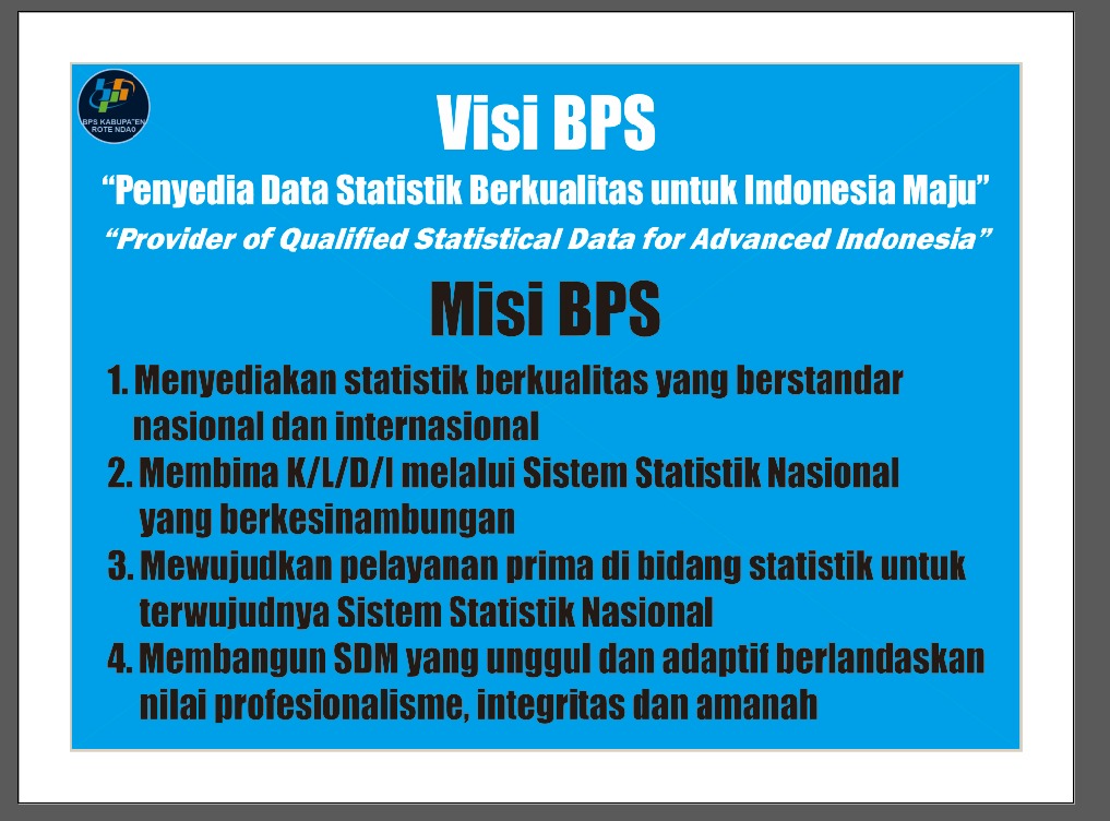 Visi dan Misi BPS